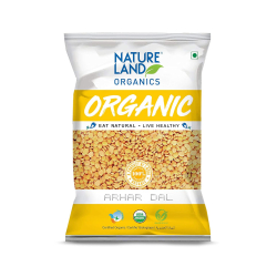 Natureland Organic Arhar Dal 500g  Natureland Organic Arhar Dal 500g