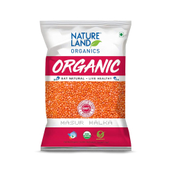Natureland Organics Masur Malka 500g, Pack Of 6