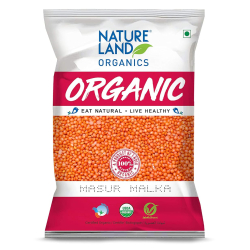 Natureland Organics Masur Malka 500g, Pack Of 6