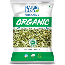 Natureland Organics Moong Split 500g, Pack Of 6 Natureland Organics Moong Split 500g, Pack Of 6