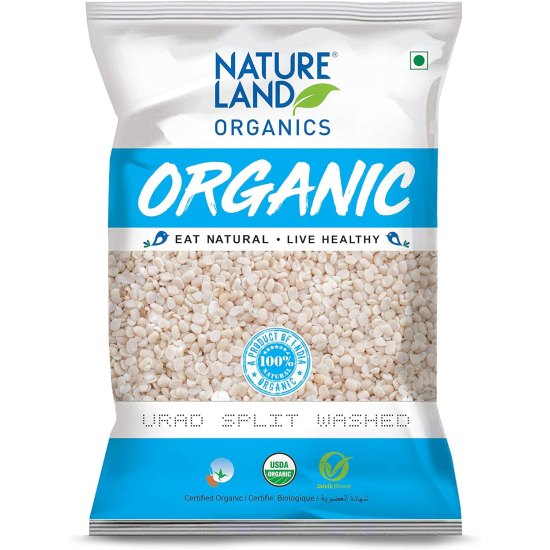 Natureland Organics Urad Washed Split 500g