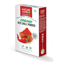 Natureland Organics Red Chilli Powder 100g, Pack Of 6 Natureland Organics Red Chilli Powder 100g, Pack Of 6