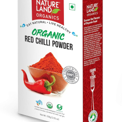 Natureland Organics Red Chilli Powder 100g, Pack Of 6 Natureland Organics Red Chilli Powder 100g, Pack Of 6