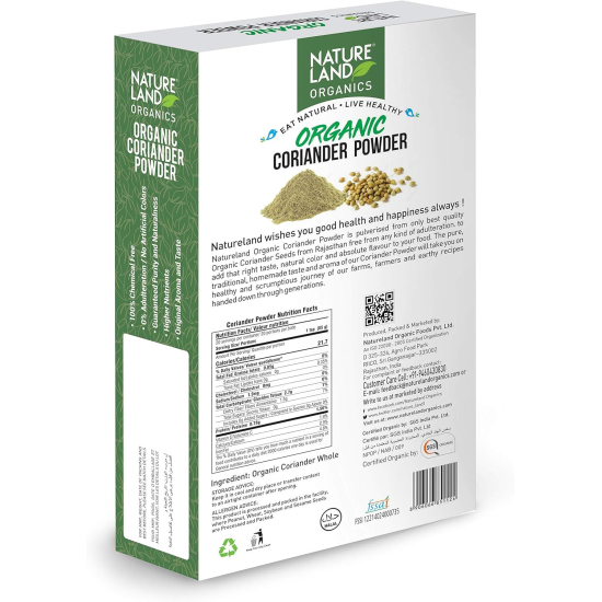 Natureland Organics Coriander Powder 100g