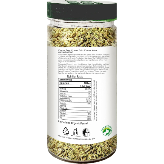 Natureland Organics Fennel (Saunf) 100g