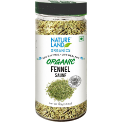 Natureland Organics Fennel (Saunf) 100g, Pack Of 6 Natureland Organics Fennel (Saunf) 100g, Pack Of 6