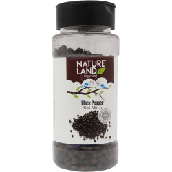 Natureland Organics Black Pepper 100g, Pack Of 6 Natureland Organics Black Pepper 100g, Pack Of 6