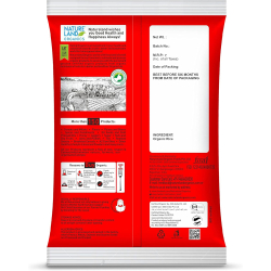 Natureland Organics Red Rice Flakes Poha 500g, Pack Of 6