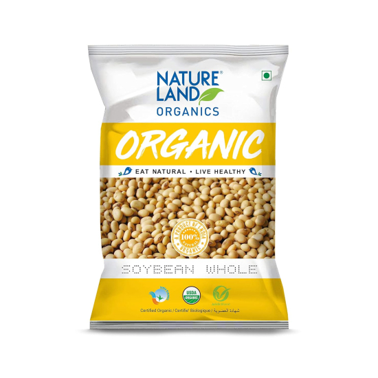Natureland Organics Soybean Whole 500g