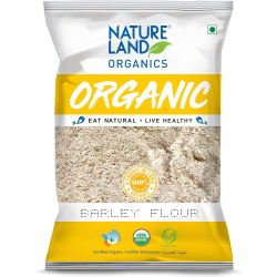 Natureland Organics Barley Flour 500g, Pack Of 6 Natureland Organics Barley Flour 500g, Pack Of 6