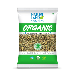 Natureland Organics Coriander Whole 200g, Pack Of 6 Natureland Organics Coriander Whole 200g, Pack Of 6