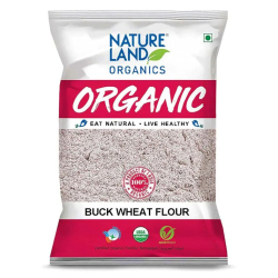 Natureland Organic Buck Wheat Flour 500g, Pack Of 6 Natureland Organic Buck Wheat Flour 500g, Pack Of 6