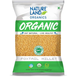Natureland Organics Foxtail Millet 500g, Pack Of 6 Natureland Organics Foxtail Millet 500g, Pack Of 6