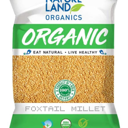 Natureland Organics Foxtail Millet 500g, Pack Of 6 Natureland Organics Foxtail Millet 500g, Pack Of 6