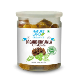 Natureland Organics Dry Amla Chatpat 250g, Pack Of 5 Natureland Organics Dry Amla Chatpat 250g, Pack Of 5