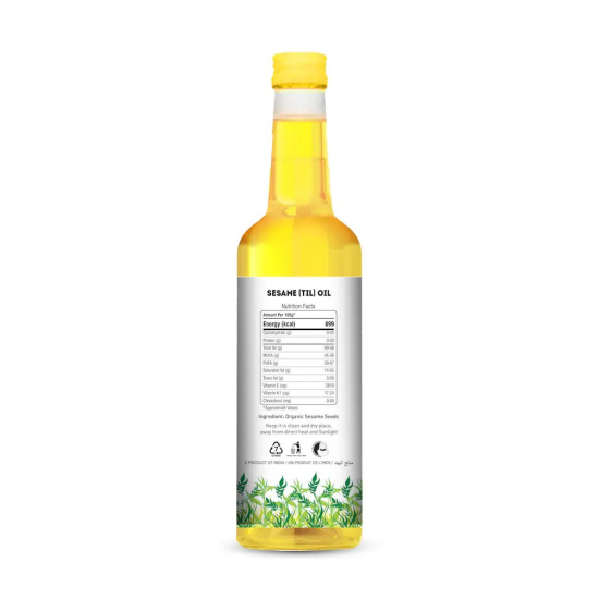 Natureland Organics White Sesame Oil 1Ltr