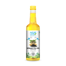 Natureland Organics White Sesame Oil 1Ltr Natureland Organics White Sesame Oil 1Ltr