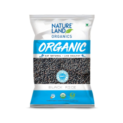 Natureland Organics Black Rice 500g, Pack Of 6 Natureland Organics Black Rice 500g, Pack Of 6