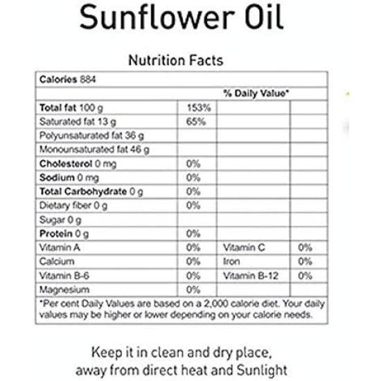 Natureland Organics Sunflower Oil 5Ltr