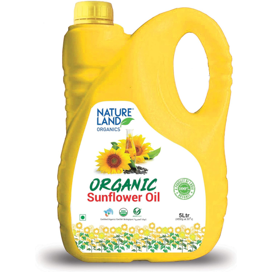 Natureland Organics Sunflower Oil 5Ltr