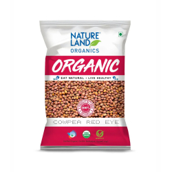 Natureland Organics Cowpea Red Eye 500g, Pack Of 6