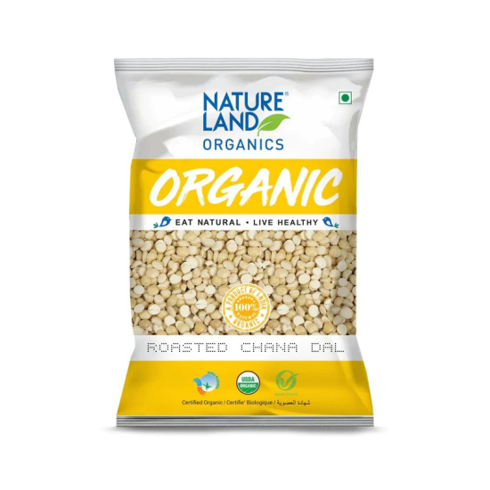 Natureland Organics Roasted Chana Dal 500g