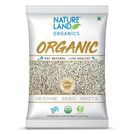 Natureland Organics Sesame Seed White 250g