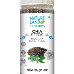 Natureland Organics Chia Seeds 300g Natureland Organics Chia Seeds 300g