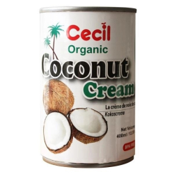 Cecil Organic Coconut Cream 400 ml, Pack Of 12 Cecil Organic Coconut Cream 400 ml, Pack Of 12