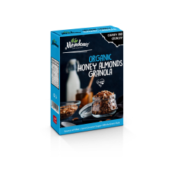 Meadows Organic Crunchy Honey Almond Granola 300g, Pack Of 3 Meadows Organic Crunchy Honey Almond Granola 300g, Pack Of 3