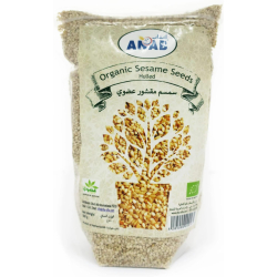 Anab Organic Hulled Sesame Seed 500g, Pack Of 6 Anab Organic Hulled Sesame Seed 500g, Pack Of 6