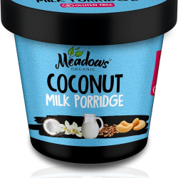 Meadows Organic Coconut Milk Porridge 60g, Pack Of 6 Meadows Organic Coconut Milk Porridge 60g, Pack Of 6