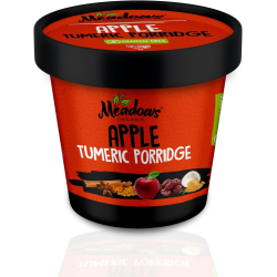 Meadows Organic  Apple Tumeric Porridge 60g, Pack Of 6 Meadows Organic  Apple Tumeric Porridge 60g, Pack Of 6