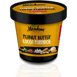Meadows Organic Peanut Butter Cocoa Porridge 60g, Pack 6 Meadows Organic Peanut Butter Cocoa Porridge 60g, Pack 6
