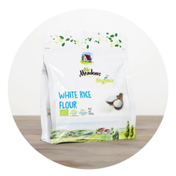 Meadows Organic White Rice Flour 500g, Pack Of 6 Meadows Organic White Rice Flour 500g, Pack Of 6