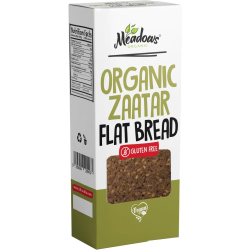 Meadows Organic Zaatar Flat Bread 140g, Pack Of 6 Meadows Organic Zaatar Flat Bread 140g, Pack Of 6