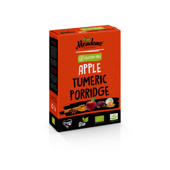 Meadows Organic Apple Tumeric Porridge 400g