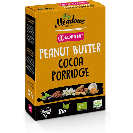 Meadows Organic Peanut Butter Cocoa Porridge 400g