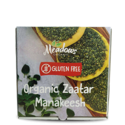 Meadows Gluten Free And Dairy Free Organic Zaatar Manakish Bread, 200g Meadows Gluten Free And Dairy Free Organic Zaatar Manakish Bread, 200g