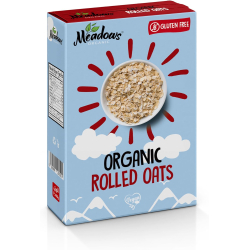 Meadows Organic Gluten Free Rolled Oats 400g, Pack Of 6 Meadows Organic Gluten Free Rolled Oats 400g, Pack Of 6