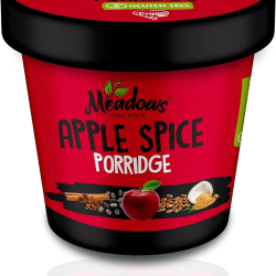 Meadows Organic Apple Spice Porridge 60g, Pack Of 6 Meadows Organic Apple Spice Porridge 60g, Pack Of 6