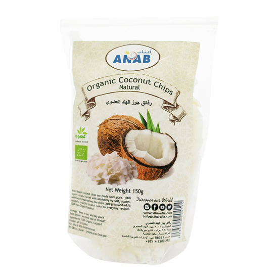 Anab Coconut Chips Natural 150g