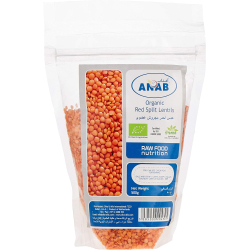 Anab Organic Red Split Lentils 500g, Pack Of 12 Anab Organic Red Split Lentils 500g, Pack Of 12