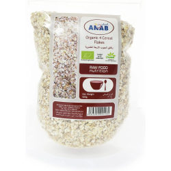 Anab Organic 4 Cereal Flakes Breakfast Cereal 500g, Pack Of 12  Anab Organic 4 Cereal Flakes Breakfast Cereal 500g, Pack Of 12