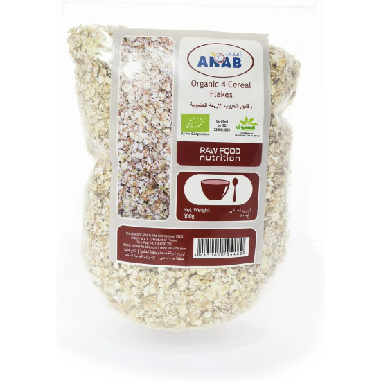  Anab Organic 4 Cereal Flakes Breakfast Cereal 500g