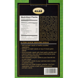 Anab Organic Pumpkin Seeds 340g, Pack Of 6 Anab Organic Pumpkin Seeds 340g, Pack Of 6