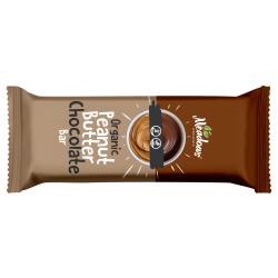 Meadows Organic Peanut Butter Chocolate Bar 40g, Pack Of 10 Meadows Organic Peanut Butter Chocolate Bar 40g, Pack Of 10