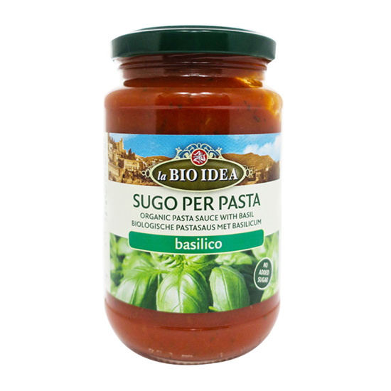 La Bio Idea Organic Basilico Pasta Sauce, 340g