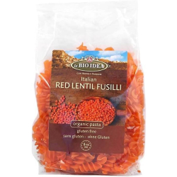 La Bio Idea Organic Red Lentil Fusilli Pasta 500g, Pack Of 6  La Bio Idea Organic Red Lentil Fusilli Pasta 500g, Pack Of 6
