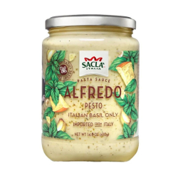 Sacla' Alfredo Pesto Pasta Sauce 410g, Pack Of 6 Sacla' Alfredo Pesto Pasta Sauce 410g, Pack Of 6